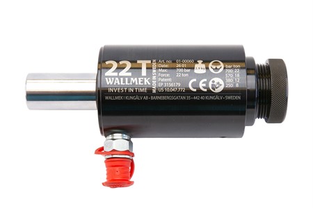 Hydraulisk cylinder 22 ton med tillbehör